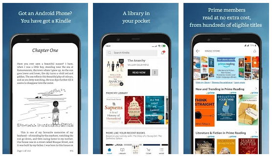 Amazon eBook reader for android