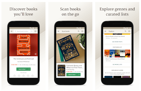 Goodreads eBook reader for Anrdoid