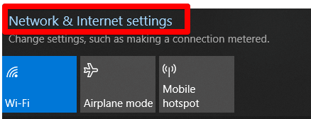 when you press the wifi symbol this option will appear