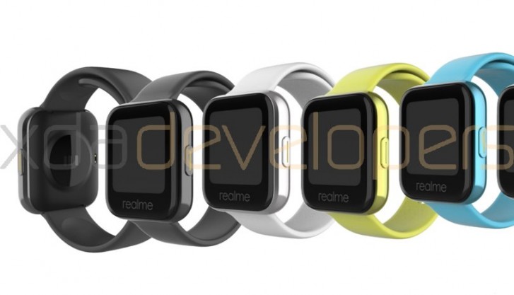 the image shows that the watch comes in 4 different colors