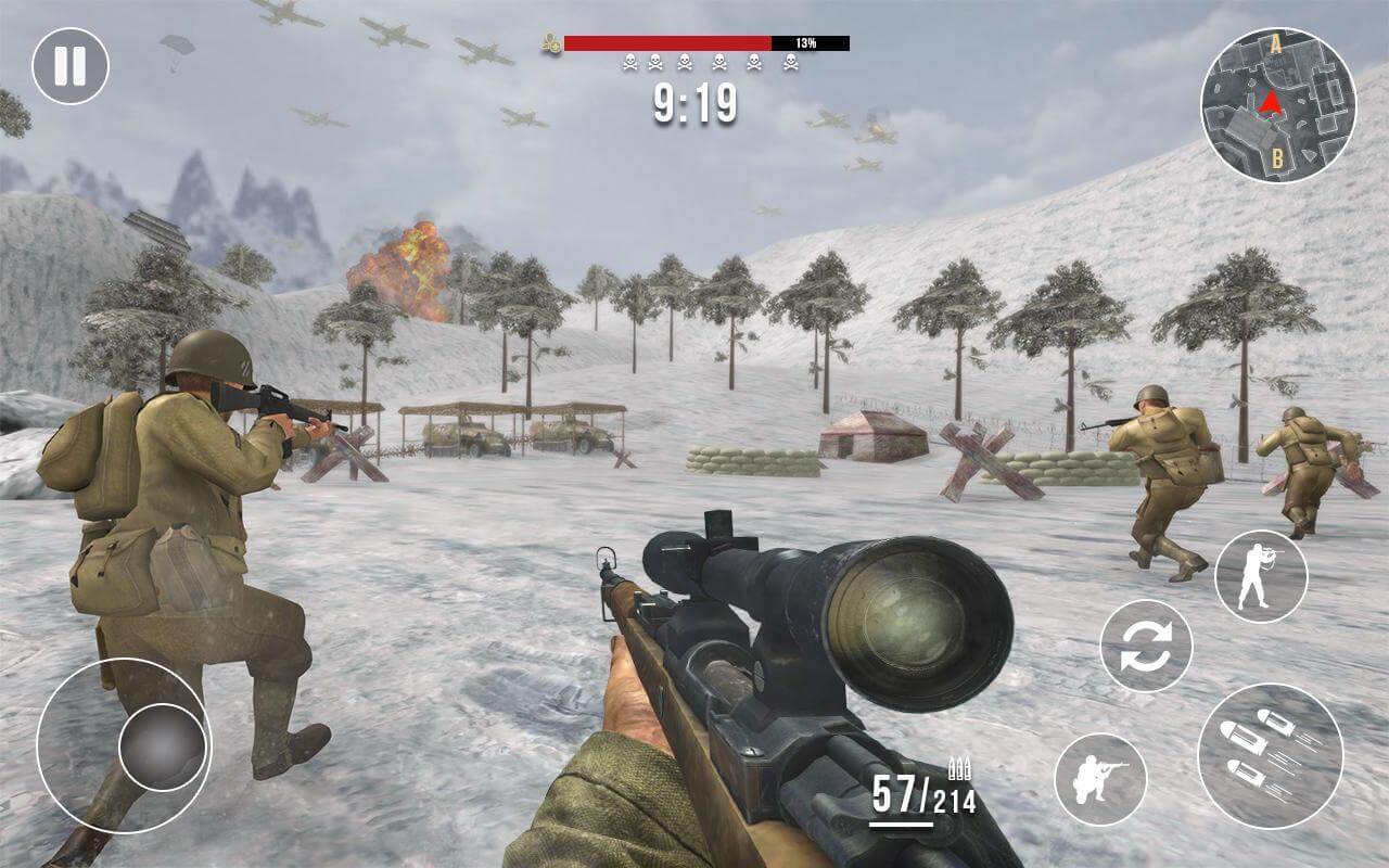 world war heroes game is one of the best mobile game