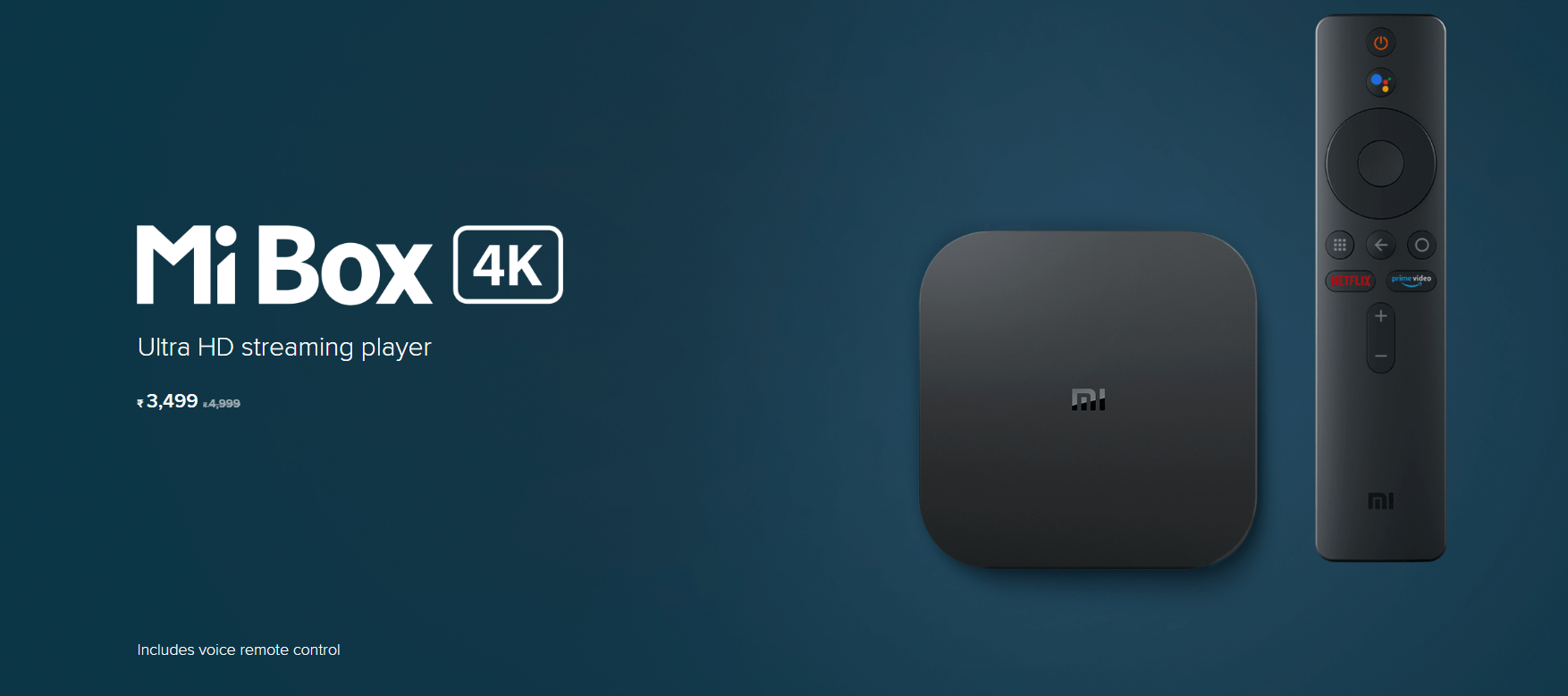 Xiaomi has launched its new Mi Box 4K 