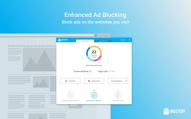 It is one of the best free ad blocker extension for Chrome.