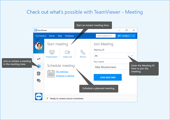 TeamViewer is the best option for official use of video conferencing due to lots of features and options it offers.