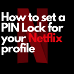 this blog will tell you how to set up PIN Lock for your Netflix profile