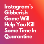Instagram gibberish cover