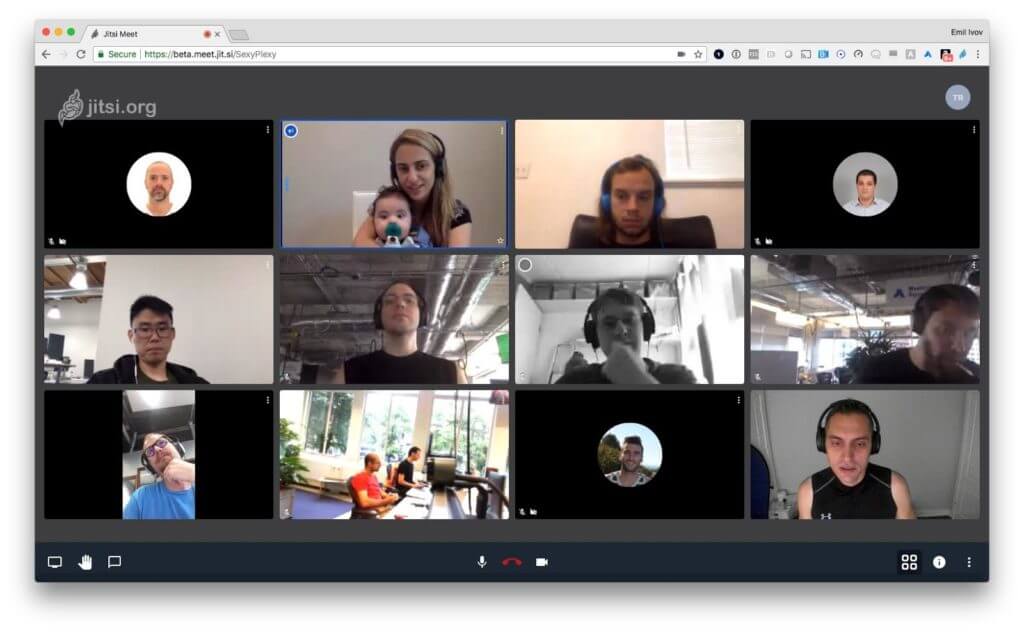 Jitsi Meeting is an free video-conferencing application.