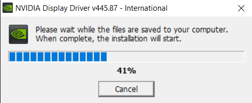 install the downloaded file